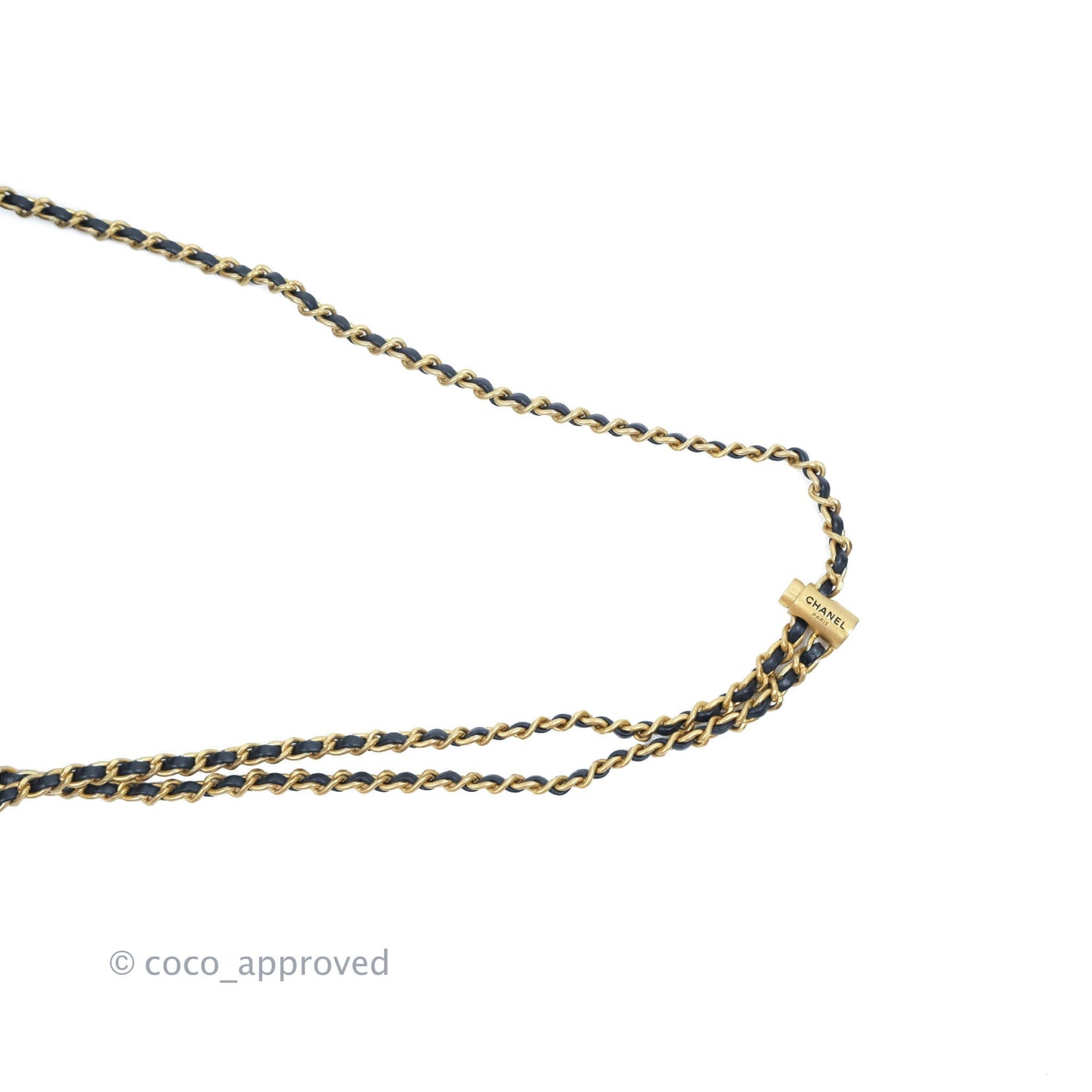 Chanel Quilted My Perfect Mini Iridescent Black Caviar Aged Gold Hardware 21K