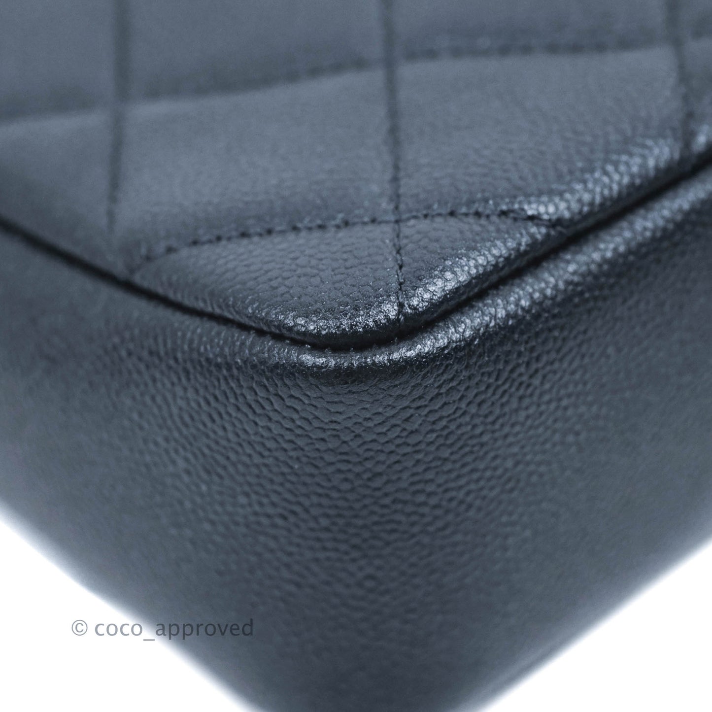 Chanel Quilted My Perfect Mini Iridescent Black Caviar Aged Gold Hardware 21K