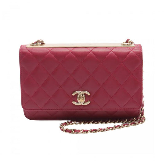 Luxury Chanel Quilted Trendy CC Wallet On Chain