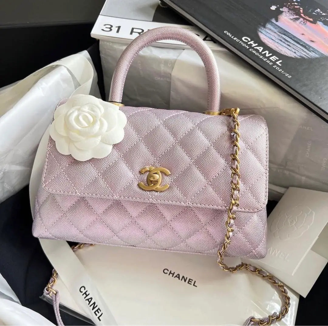 Luxury Chanel Coco Handle Handbag