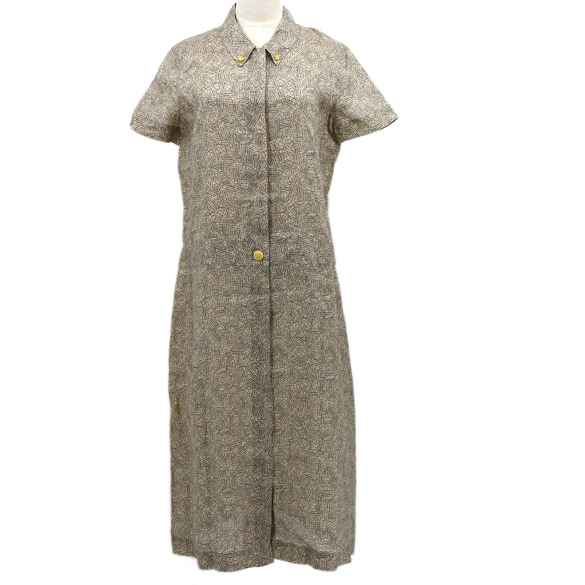 Luxury Chanel 1999 Spring Cambon-print shirt dress #42