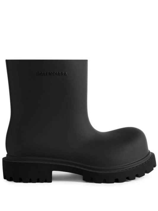 Luxury Balenciaga Steroid Rain Boots Black