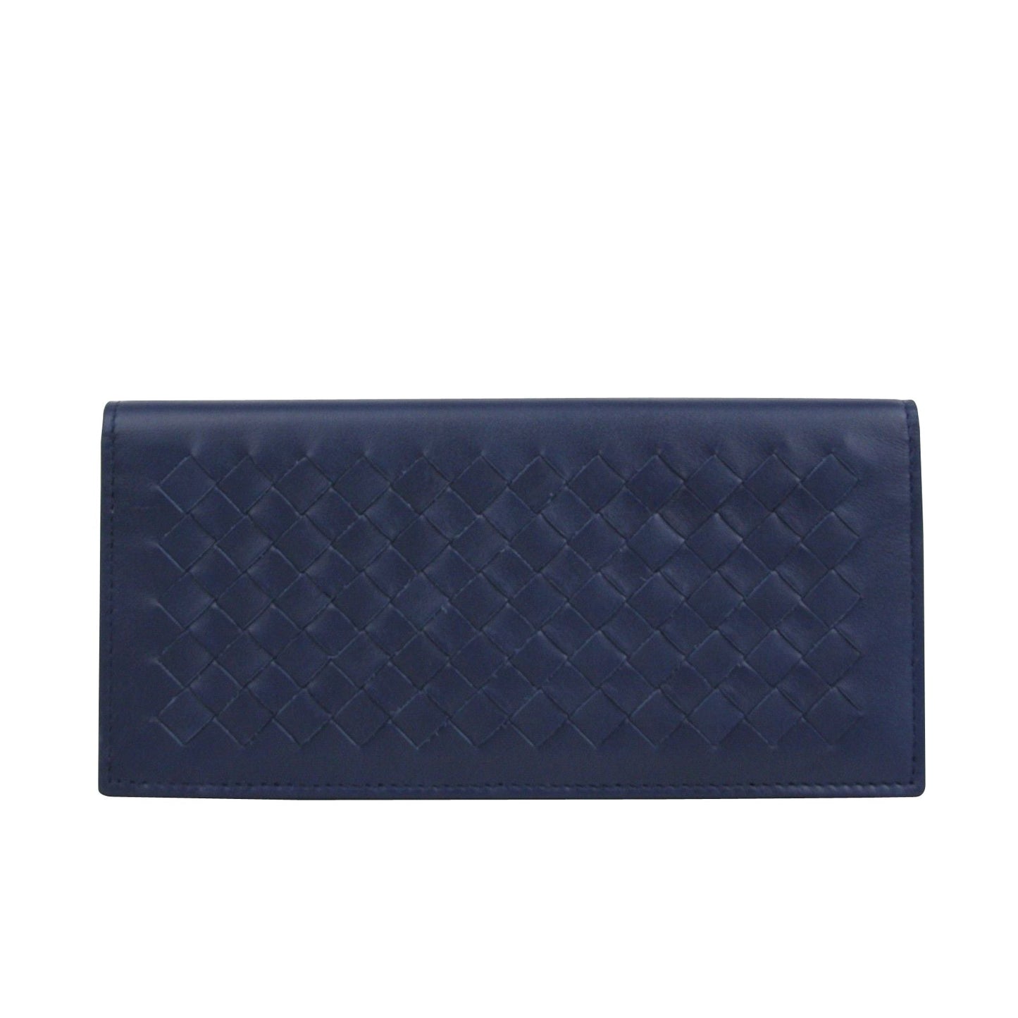 Luxury Bottega Veneta Men's Intercciaco Leather Long Bifold Wallet