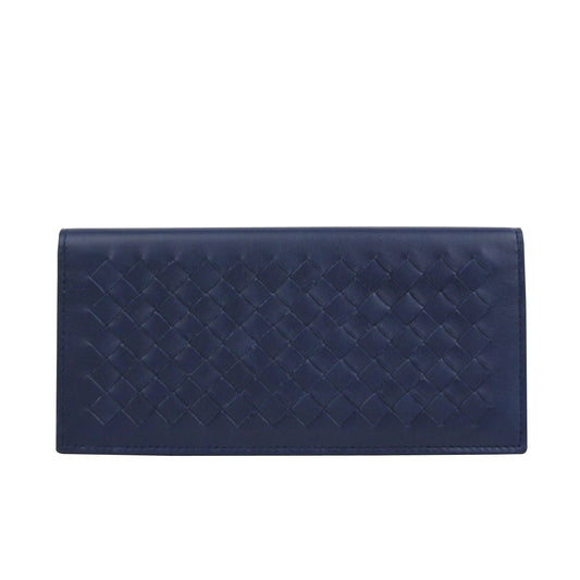 Luxury Bottega Veneta Men's Intercciaco Leather Long Bifold Wallet