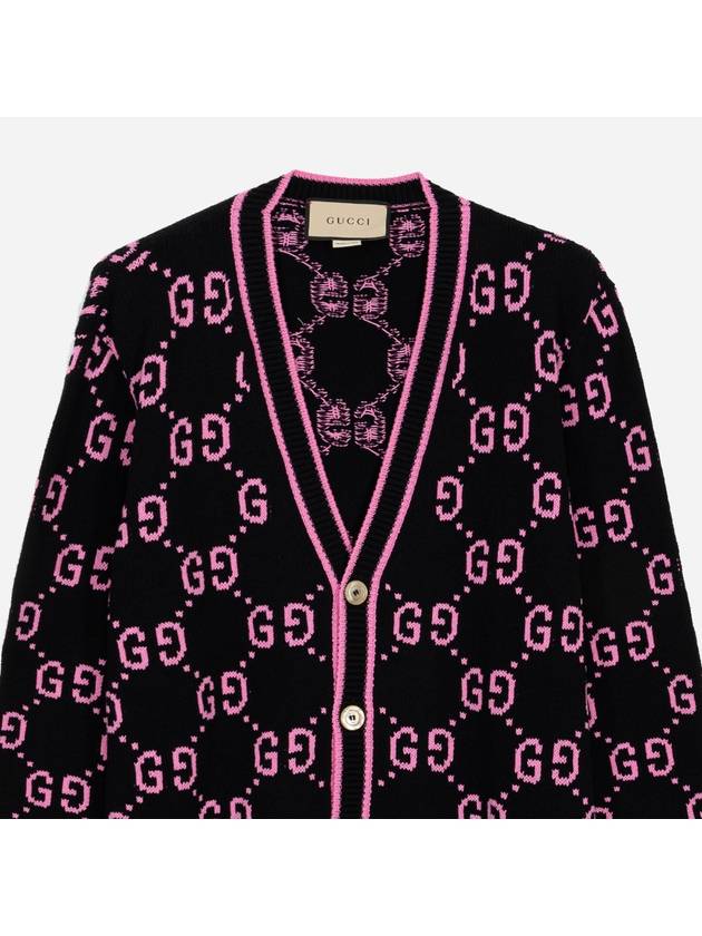 Luxury Gucci Trending 2025 GG Jacquard Cardigan Black