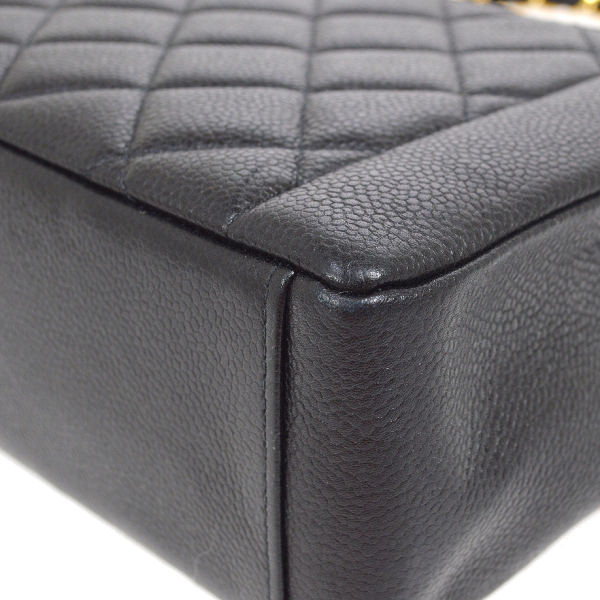 Luxury Chanel 1997-1999 Tall Diana Flap Medium Black Caviar