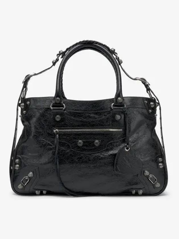 Luxury Balenciaga Neo Cagole XL Tote Bag Black