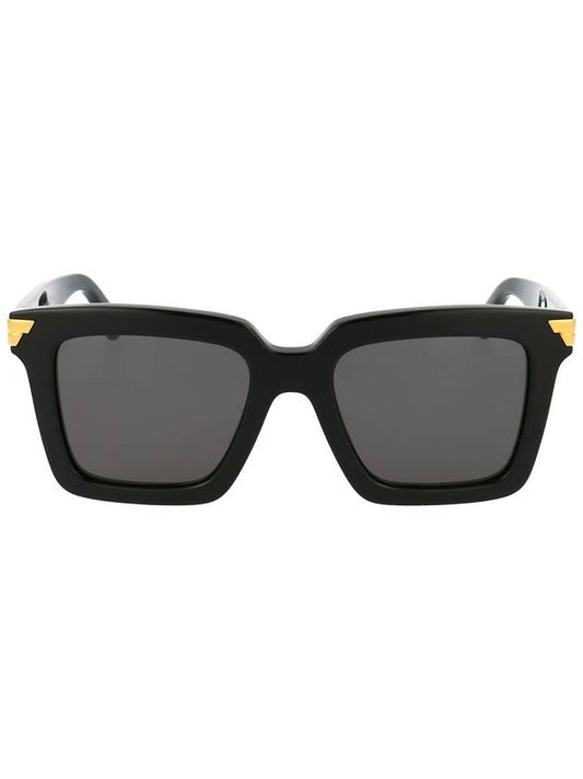 Luxury Bottega Veneta Square Sunglasses Black