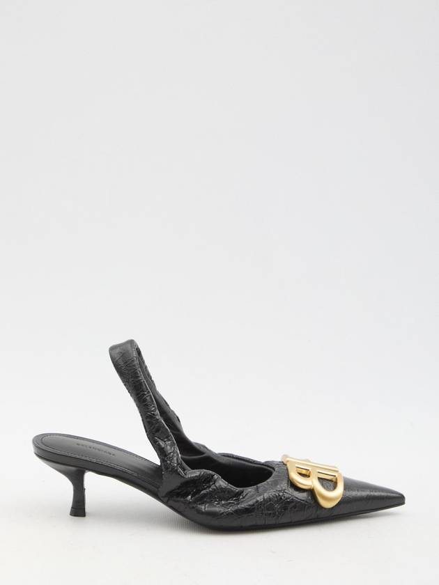 Luxury Balenciaga Monaco 50mm slingback pumps