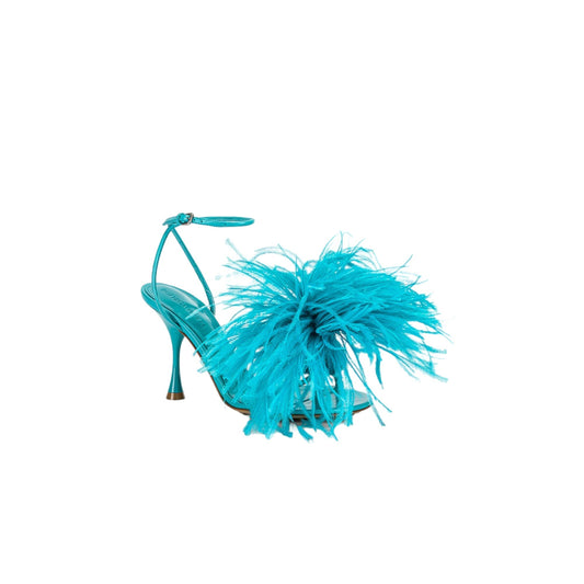 Luxury Bottega Veneta Wonderbird Nappa Feather Dot Sandals