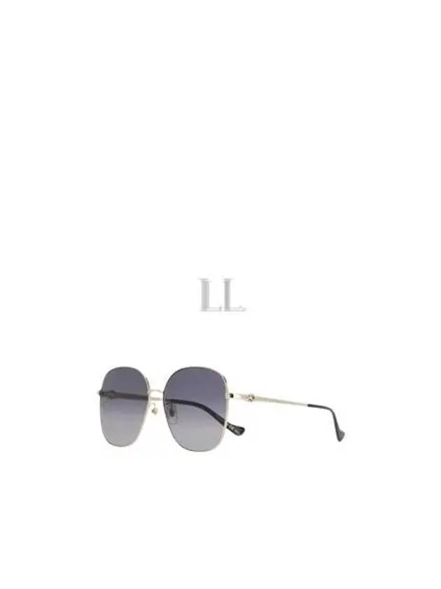 Luxury Gucci Trending 2025 Eyewear Low Nose Bridge Fit Sunglasses Gold Grey