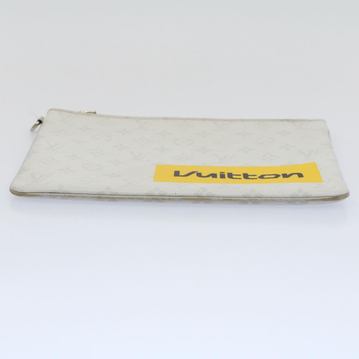 Louis Vuitton Pochette Zippée  Canvas Clutch Bag ()