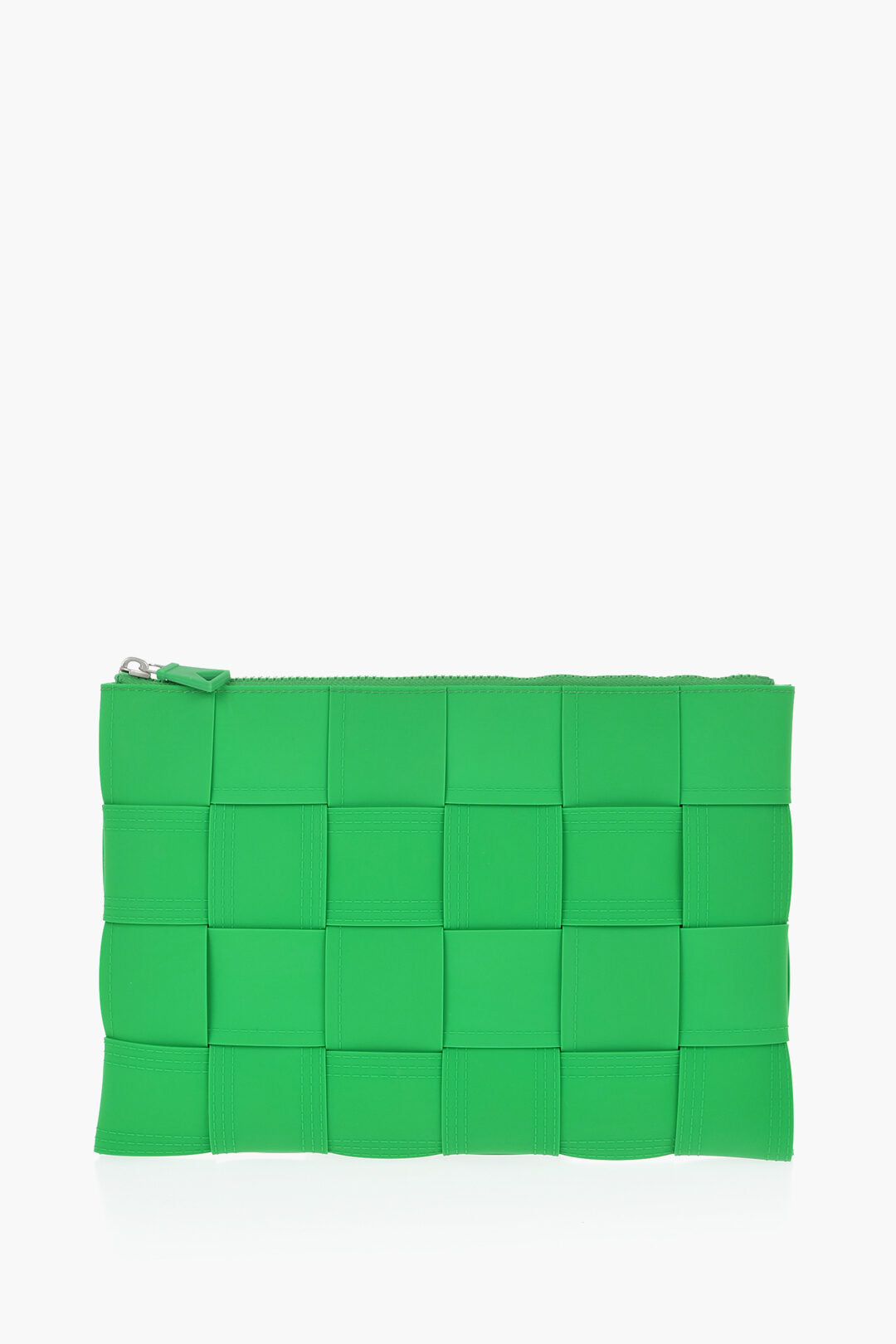 Luxury Bottega Veneta Solid Color Cassete Clutch With Braided Motif