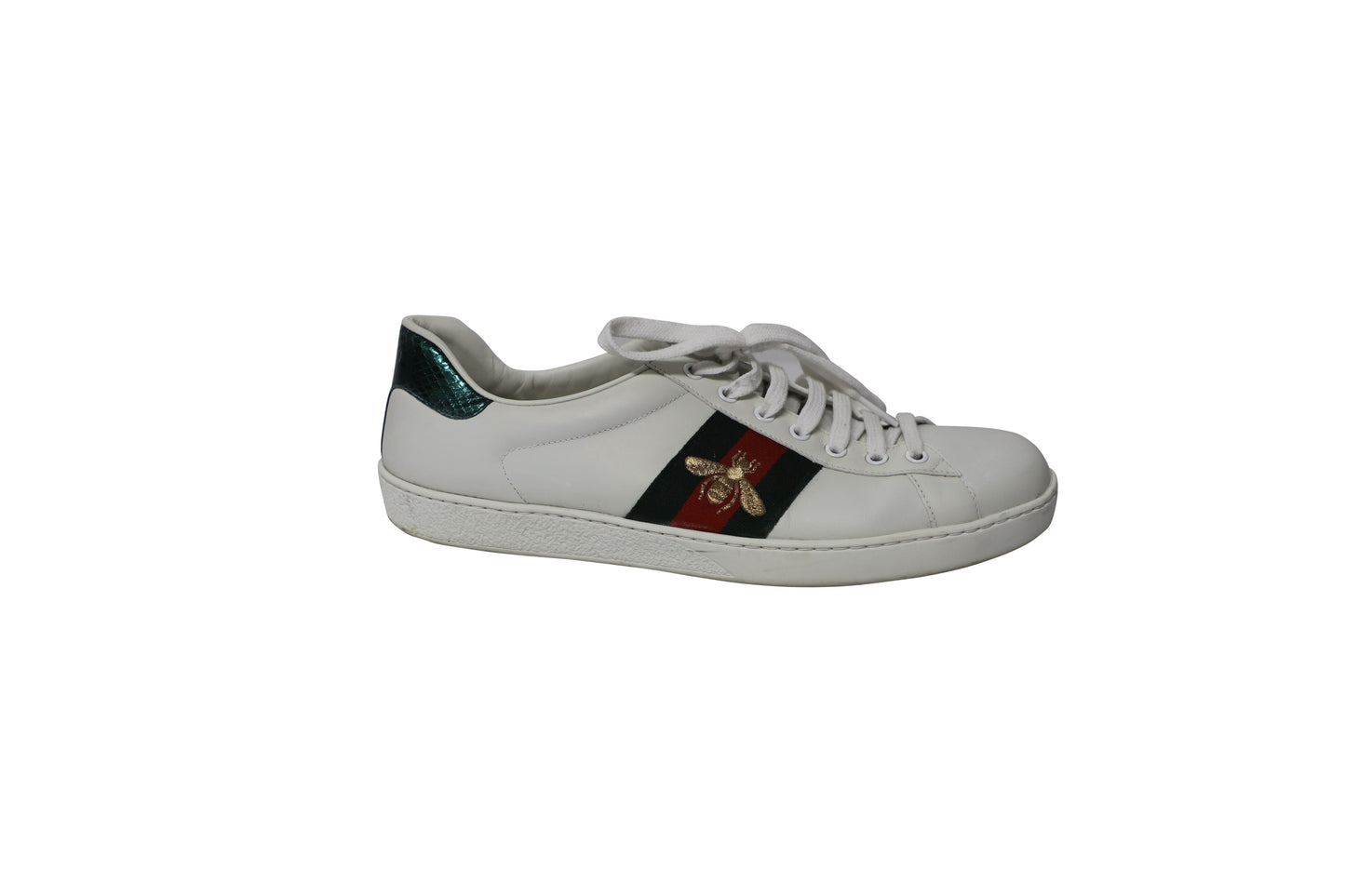Luxury Gucci Trending 2025 Ace Sneakers in White Leather