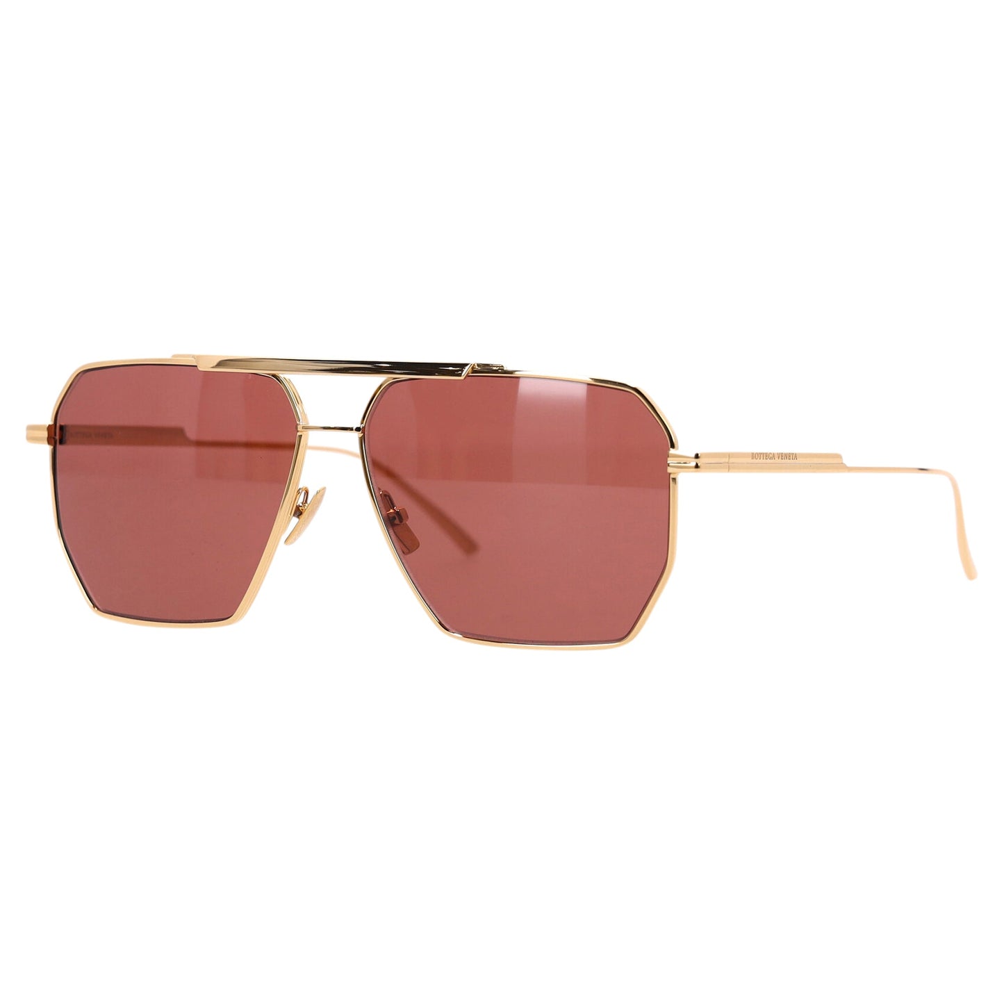 Luxury Bottega Veneta BV1012S Sunglasses in Gold Metal