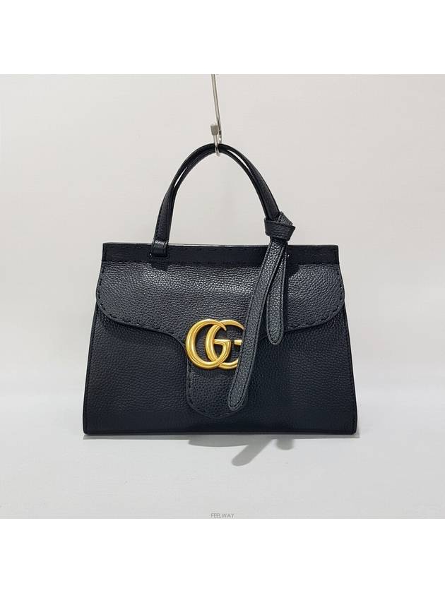 Luxury Gucci Trending 2025 GG Marmont mini top handle bag 442622