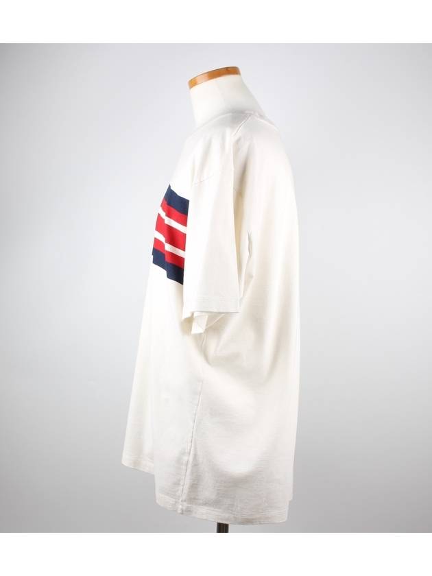 Luxury Gucci Trending 2025 GG Logo Stripe T Shirt S