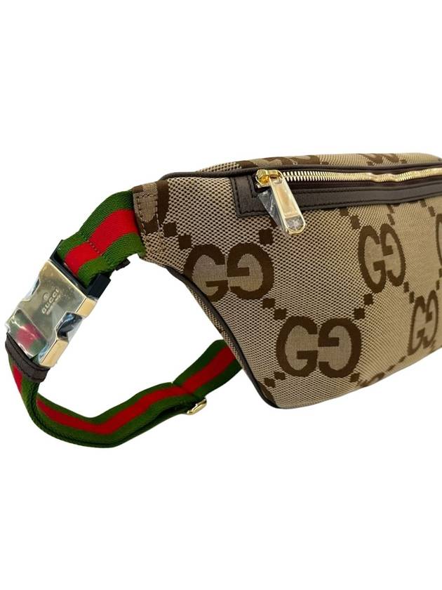 Luxury Gucci Trending 2025 Jumbo GG Canvas Belt Bag Brown