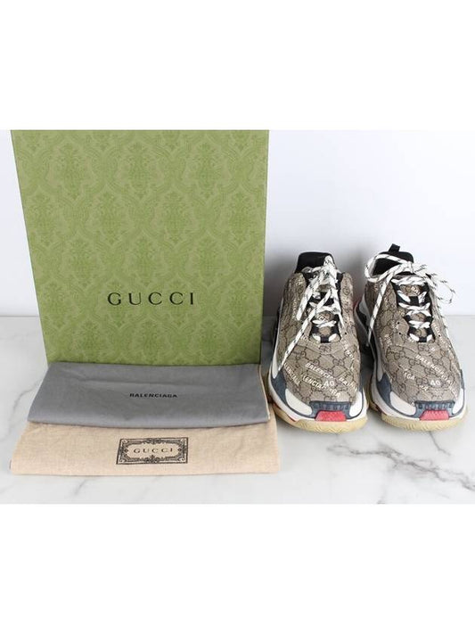 Balenciaga Luxury Gucci Trending 2025 Hacker Triple S Ebony 40 250