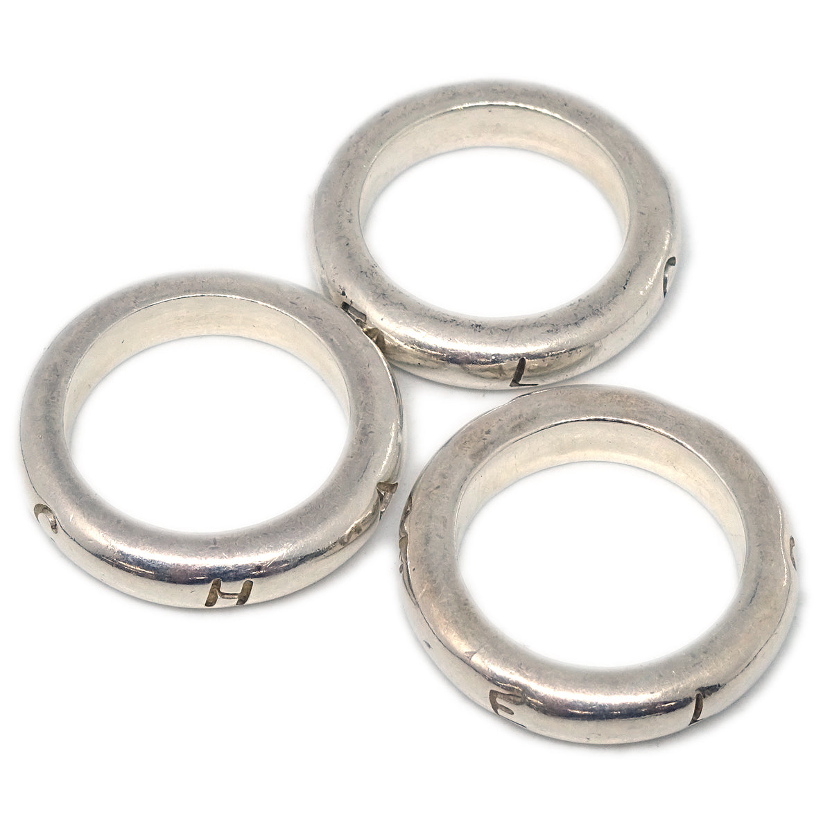 Chanel 3set Rings #51.5 #52 #52.5 SV925