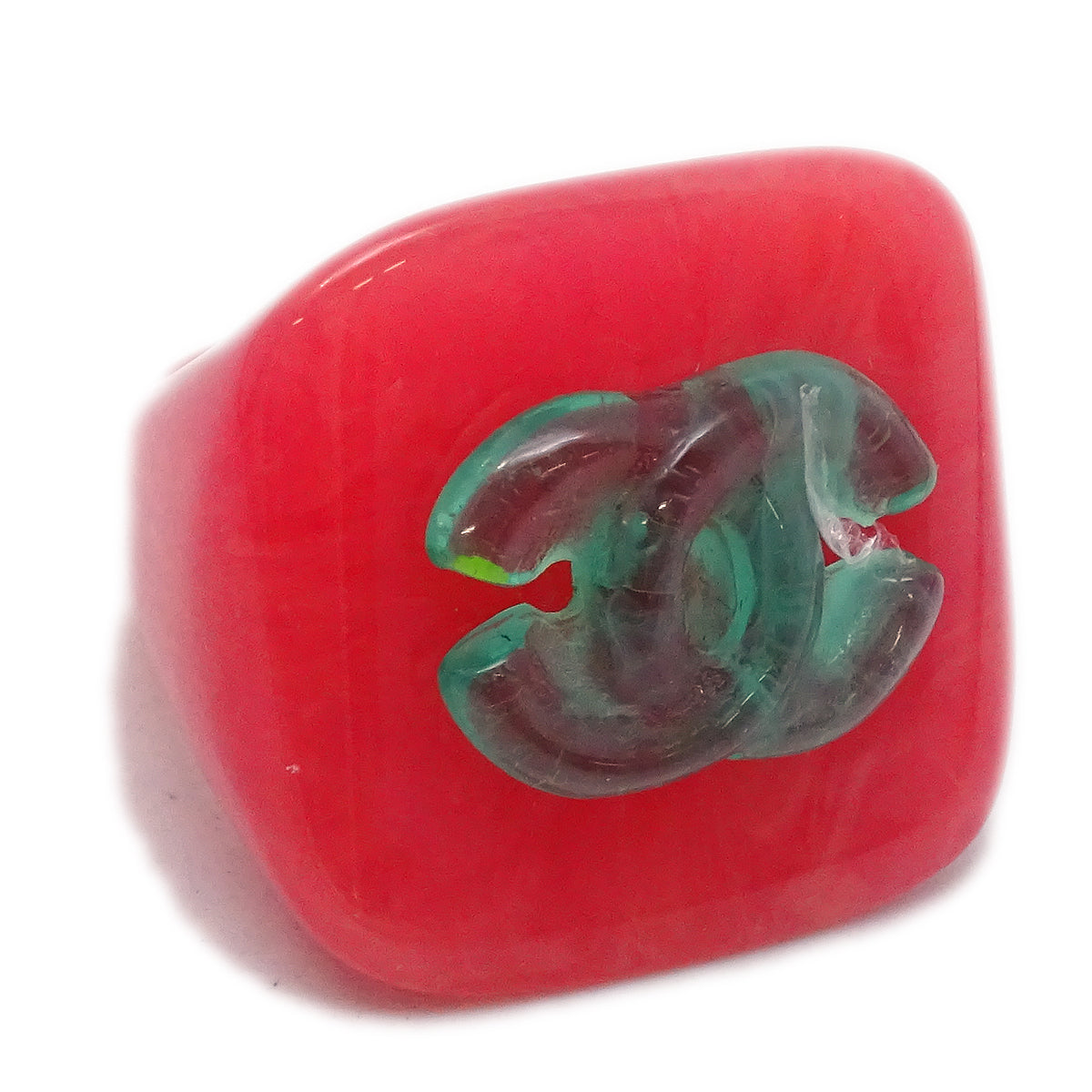 Luxury Chanel Ring #53 #13 Red 04P