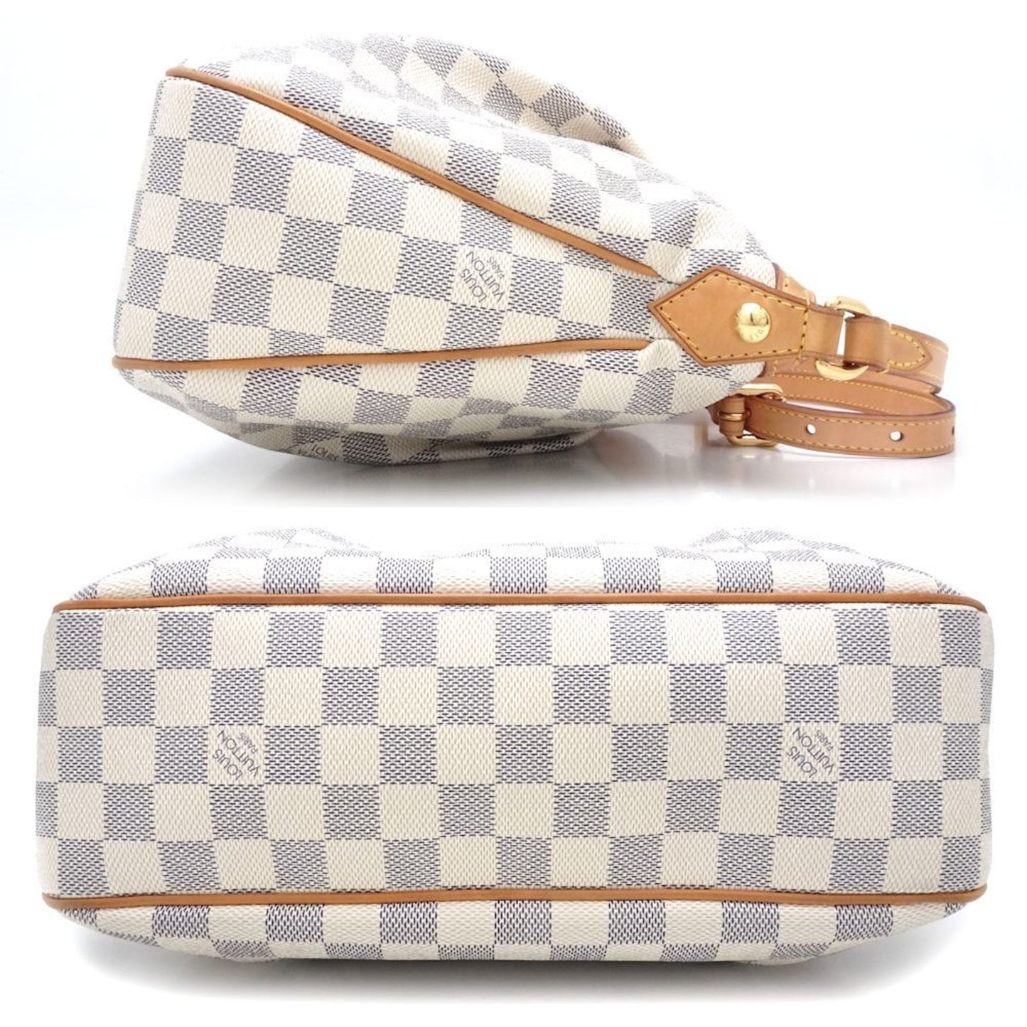 Louis Vuitton Siracusa  Canvas Shoulder Bag ()