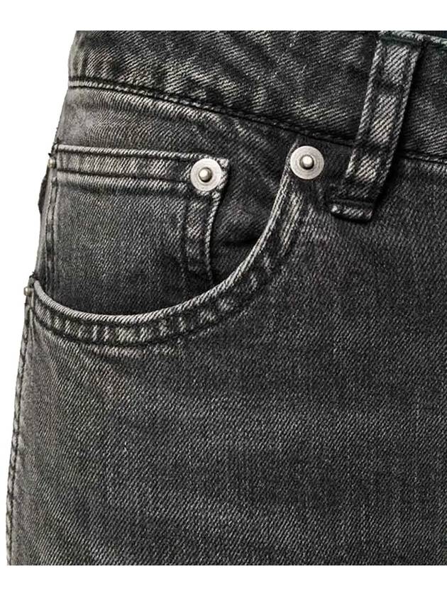 Luxury Saint Laurent Women's Mid Rise Skinny Jeans Grey