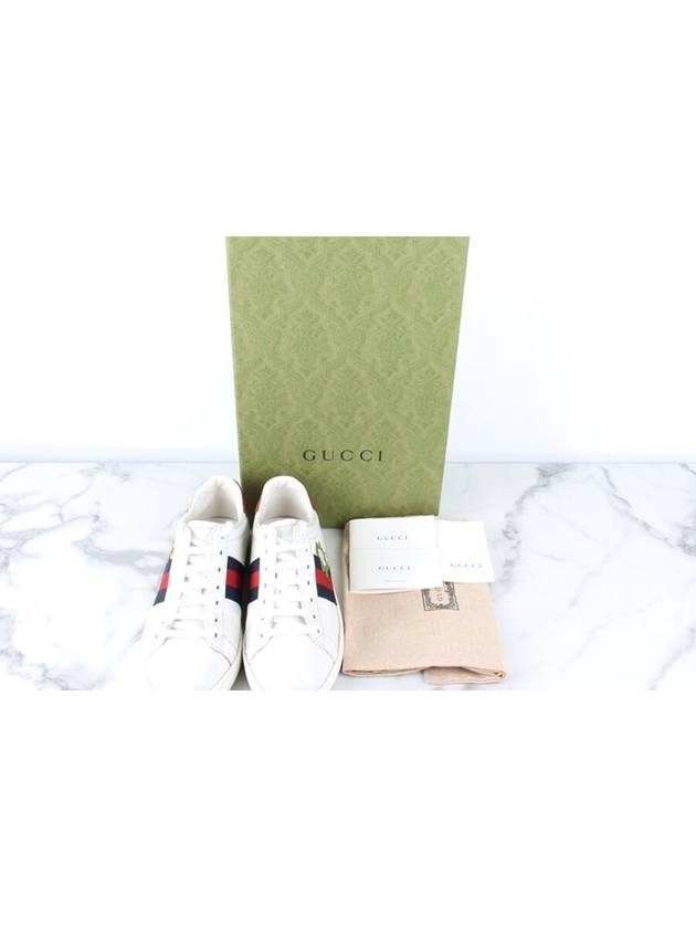 Luxury Gucci Trending 2025 Flower embroidery Ace sneakers 35 220