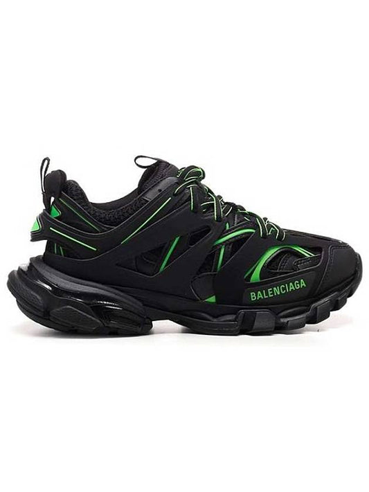 Luxury Balenciaga Track Low Top Sneakers Green Black