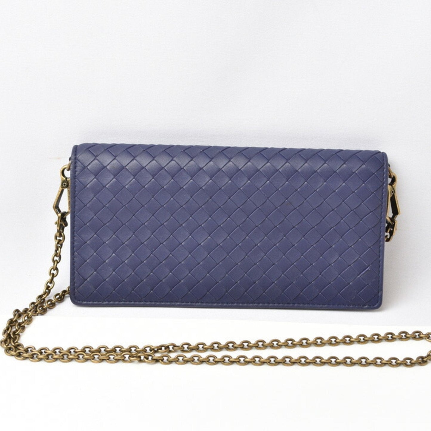 Luxury Bottega Veneta blue  Chain/Shoulder Wallet ()