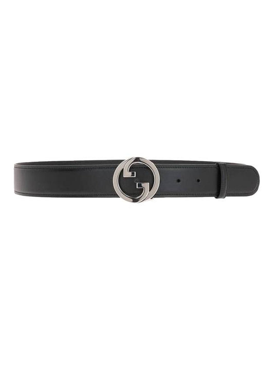 Luxury Gucci Trending 2025 Blondie Leather Belt Black