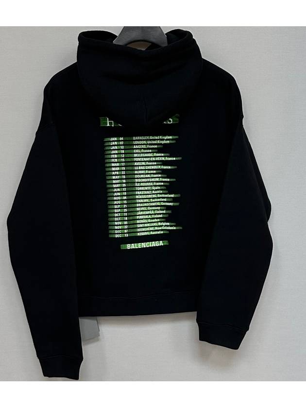 Luxury Balenciaga Cotton Speedhunter Print Hoodie