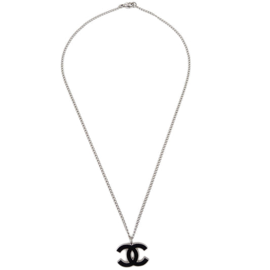 Luxury Chanel Silver Chain Necklace Pendant 06P