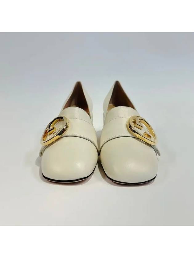 Luxury Gucci Trending 2025 Women's Blondie Interlocking G Pumps White