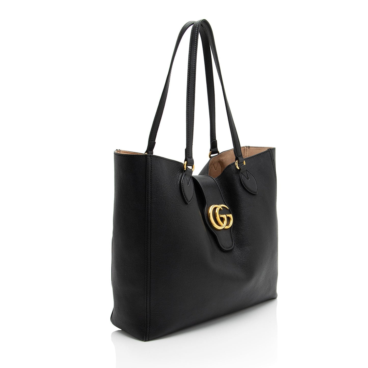 Luxury Gucci Trending 2025 Leather Dahlia Large Tote
