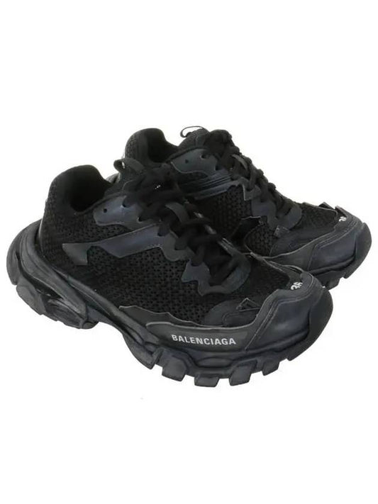Luxury Balenciaga Track 3 Low-Top Sneakers Black