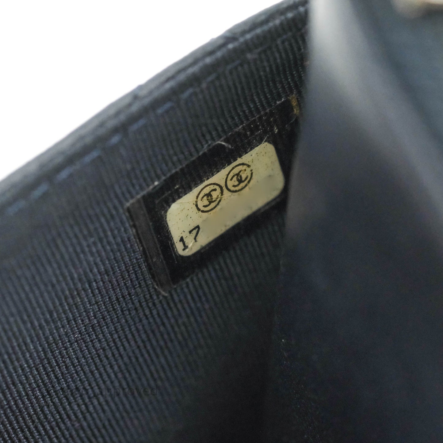 Chanel Quilted Wallet on Chain WOC Navy Lambskin Silver Hardware