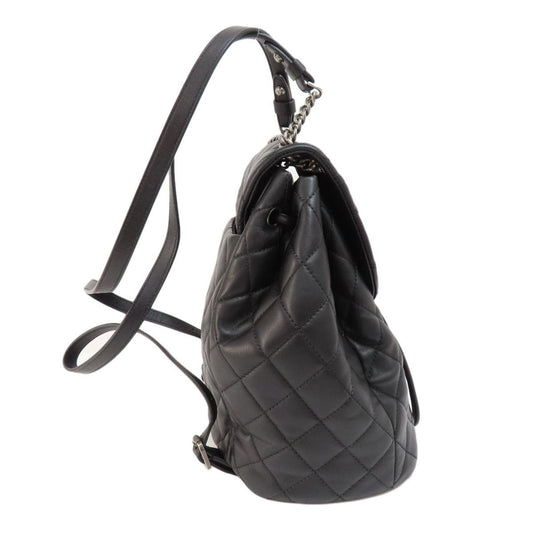 Luxury Chanel Matelasse Coco Mark Backpack/Daypack Lambskin Women's