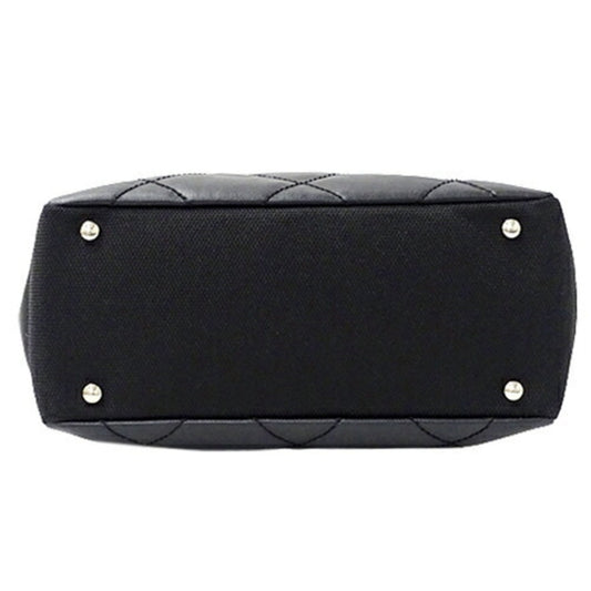 Luxury Chanel Bag Paris Biarritz Women's Tote Coated Canvas Black