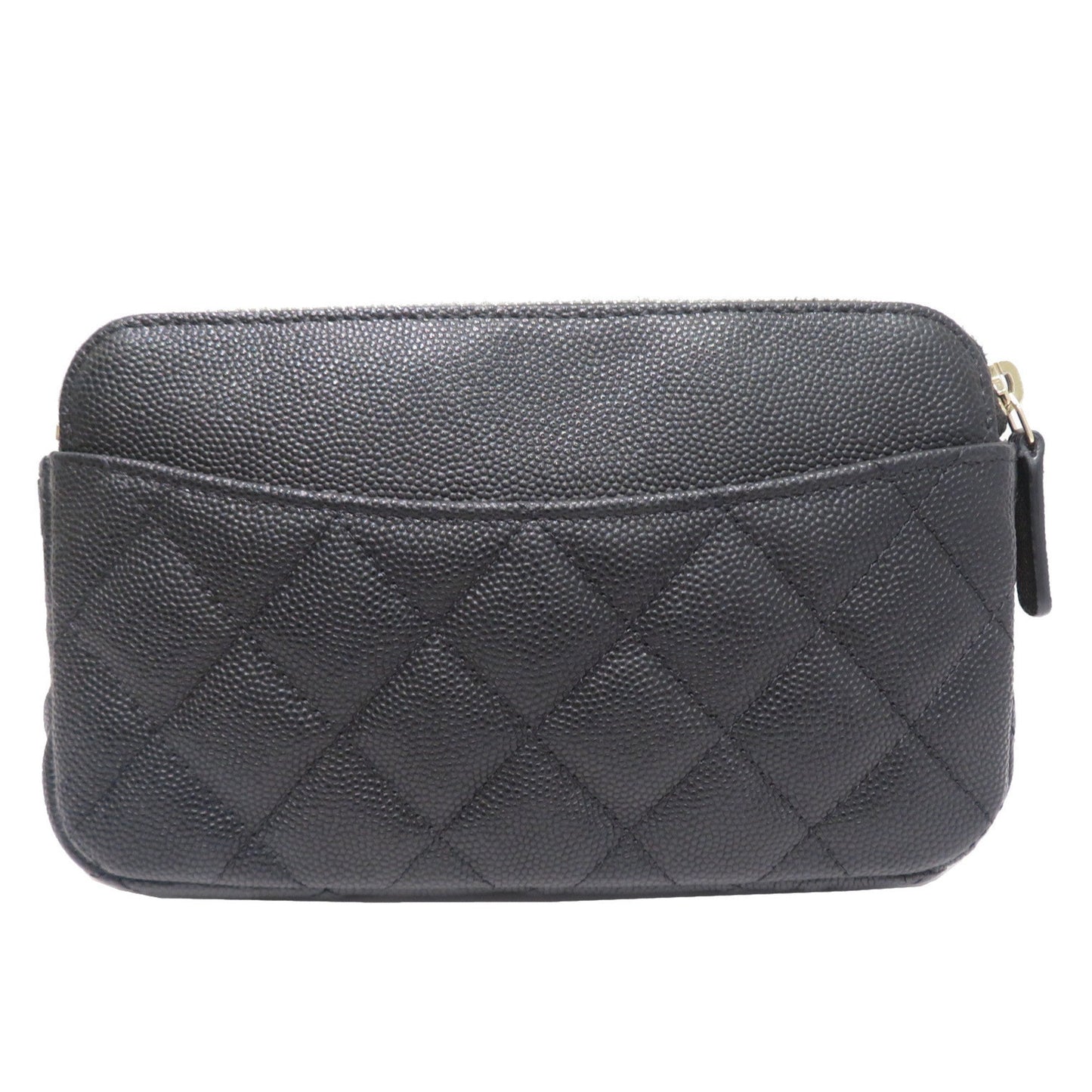 Luxury Chanel Chain AP2096 Shoulder Bag Black SG Hardware Caviar Skin Ladies