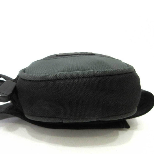 Luxury Chanel Accessory Sports Line Arm Pouch Black Mini Coco Mark Men's Women's Rubber Canvas