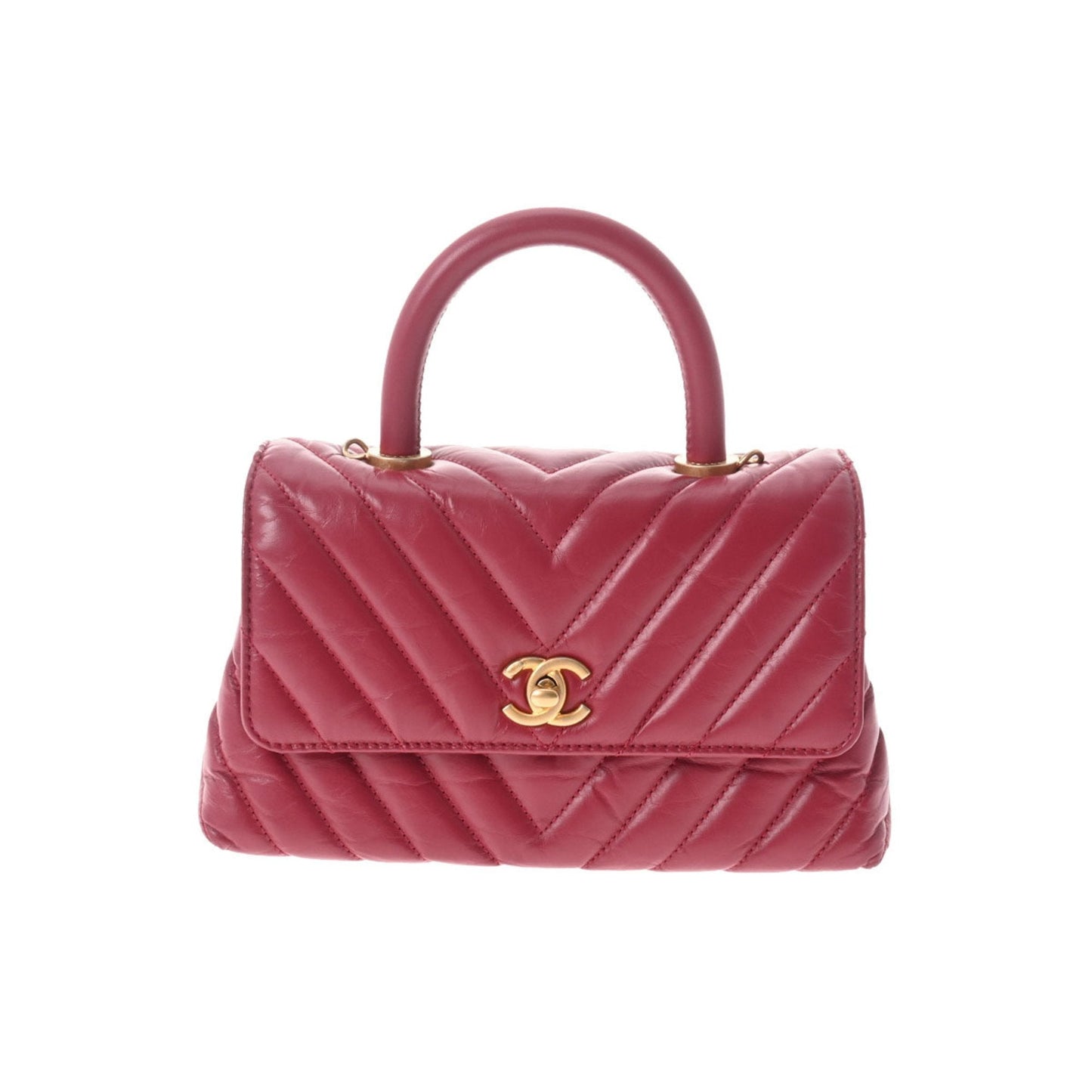 Luxury Chanel V Stitch XS Bordeaux A92990 Ladies Calf Bag
