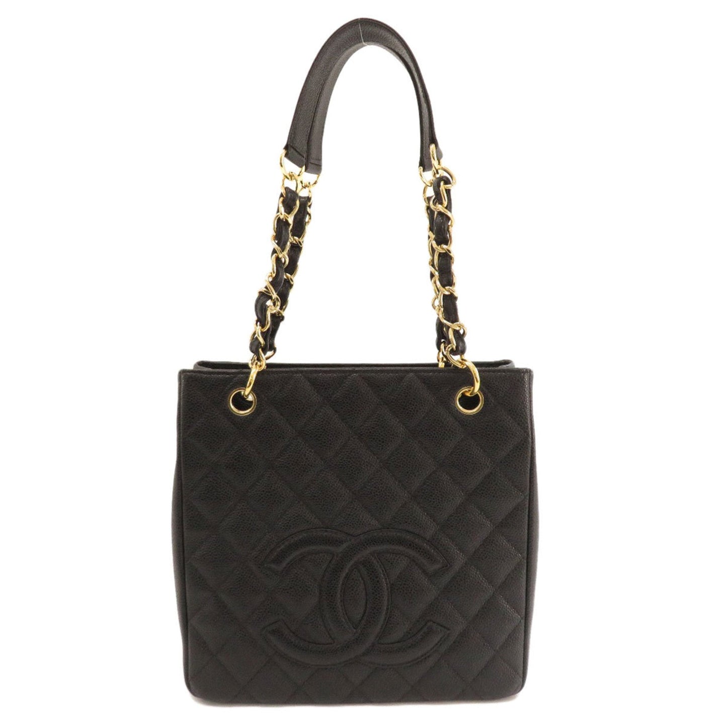 Luxury Chanel Matelasse Tote Bag Caviar Skin Women's