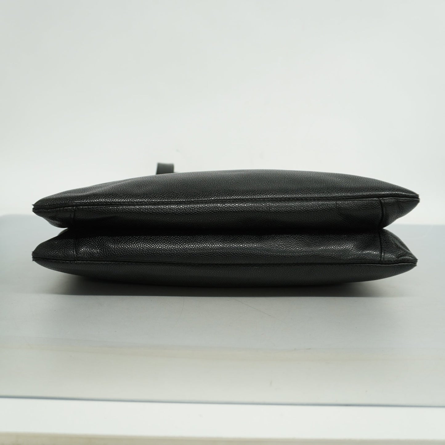 CHANELAuth  Matelasse Chain Shoulder Women's Caviar Leather Shoulder Bag Black