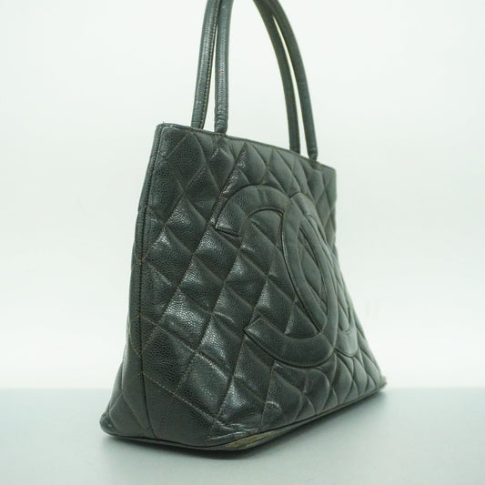 Luxury Chanel  Reprint Tote Women's Caviar Leather Tote Bag Black