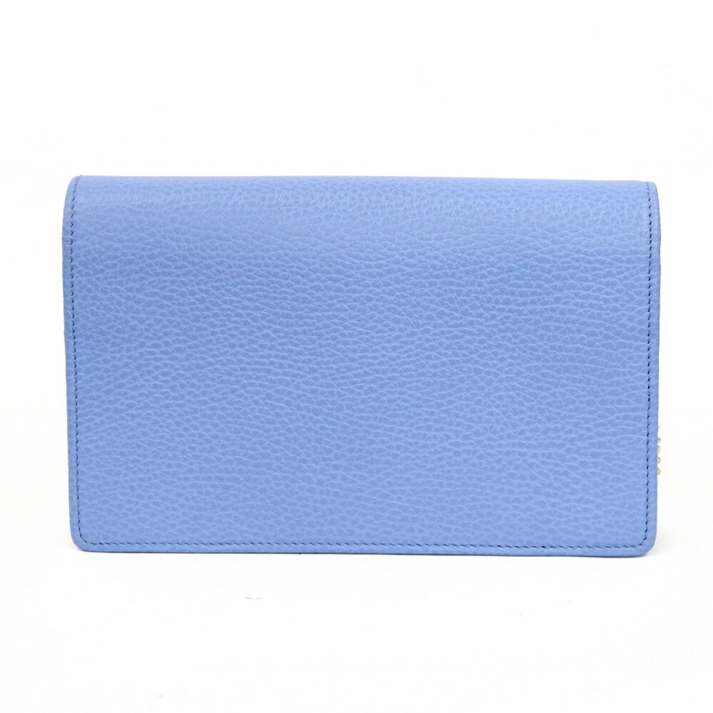 Luxury Gucci Shoulder Bag Marmont Chain Blue Ladies