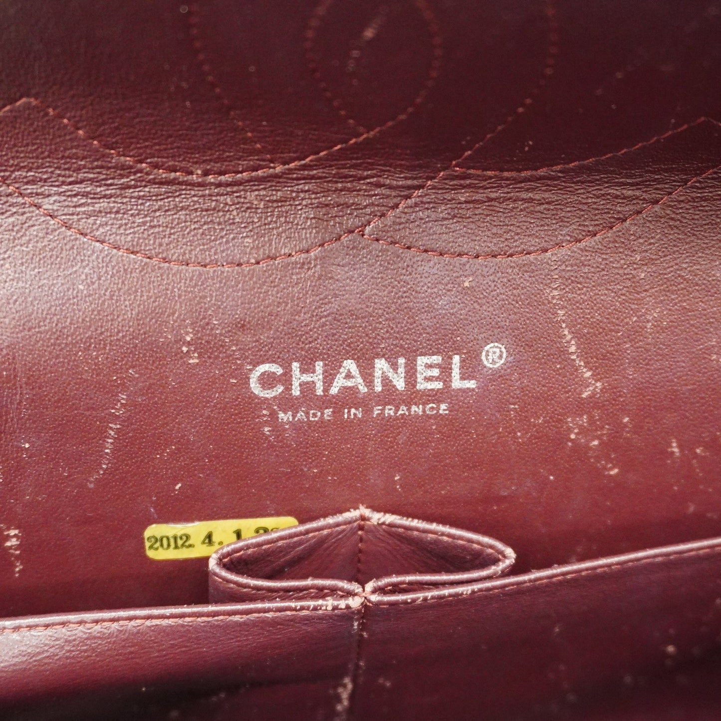 CHANEL  Matelasse W Flap W Chain Women's Caviar Leather Shoulder Bag Black