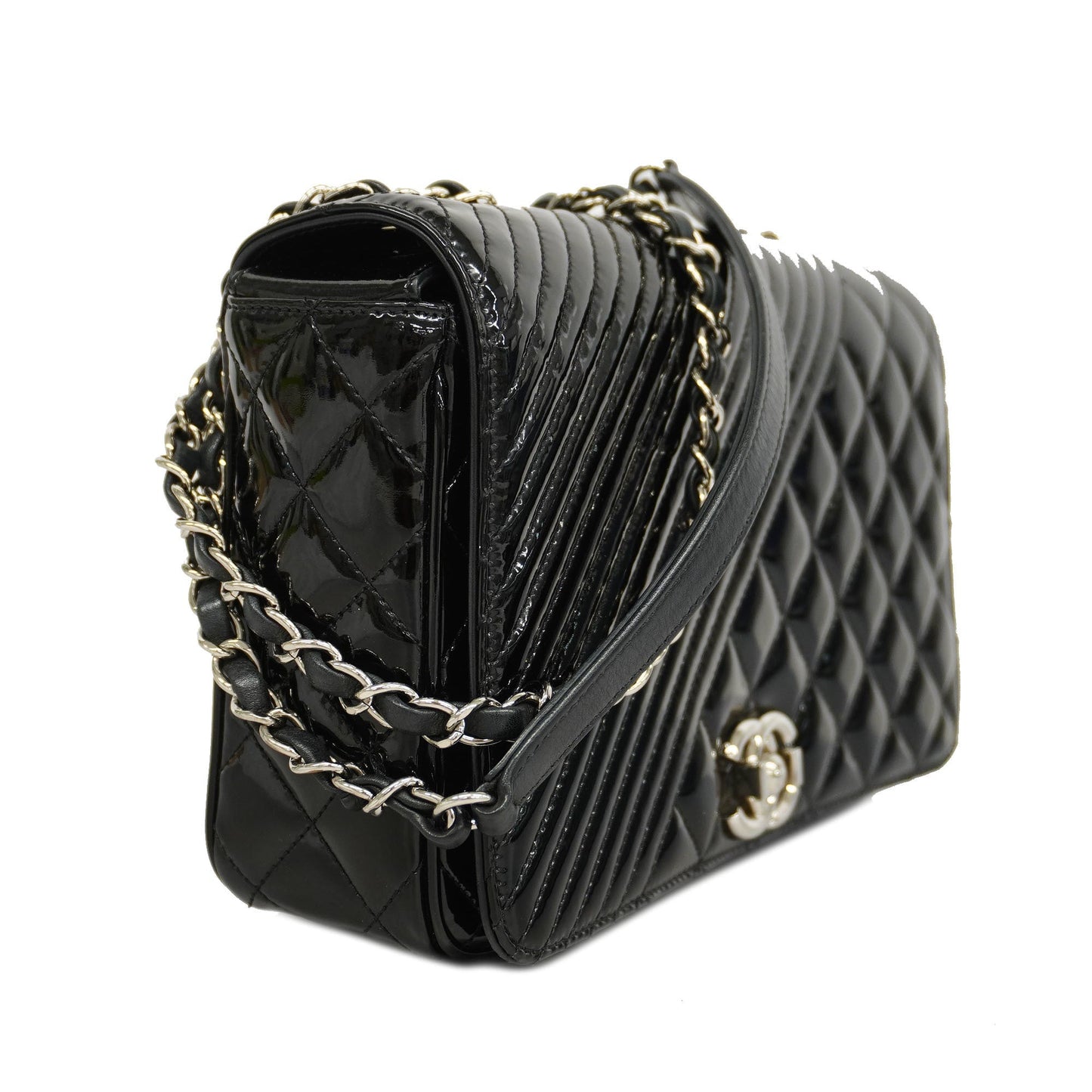 CHANELAuth  Matelasse Boy  Chain Shoulder Women's Shoulder Bag