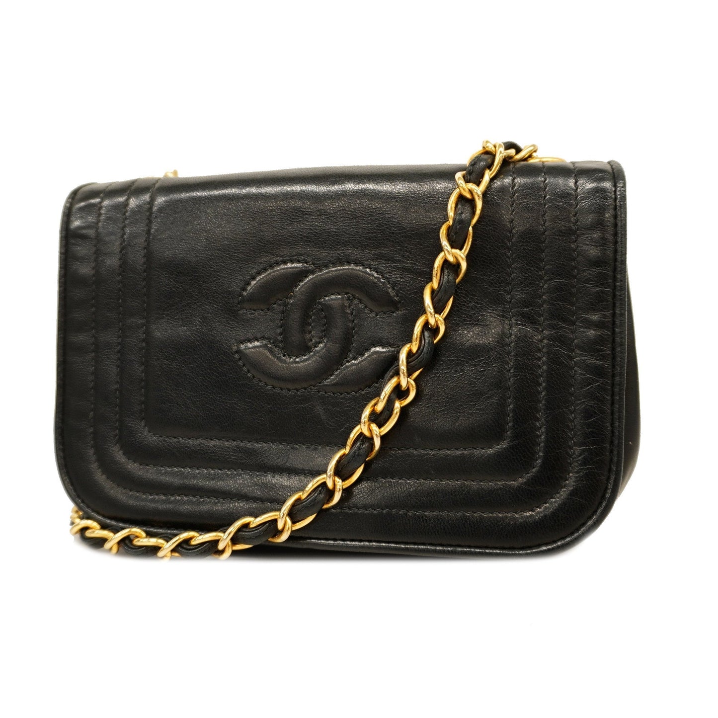 CHANEL  Matelasse Chain Shoulder Women's Leather Shoulder