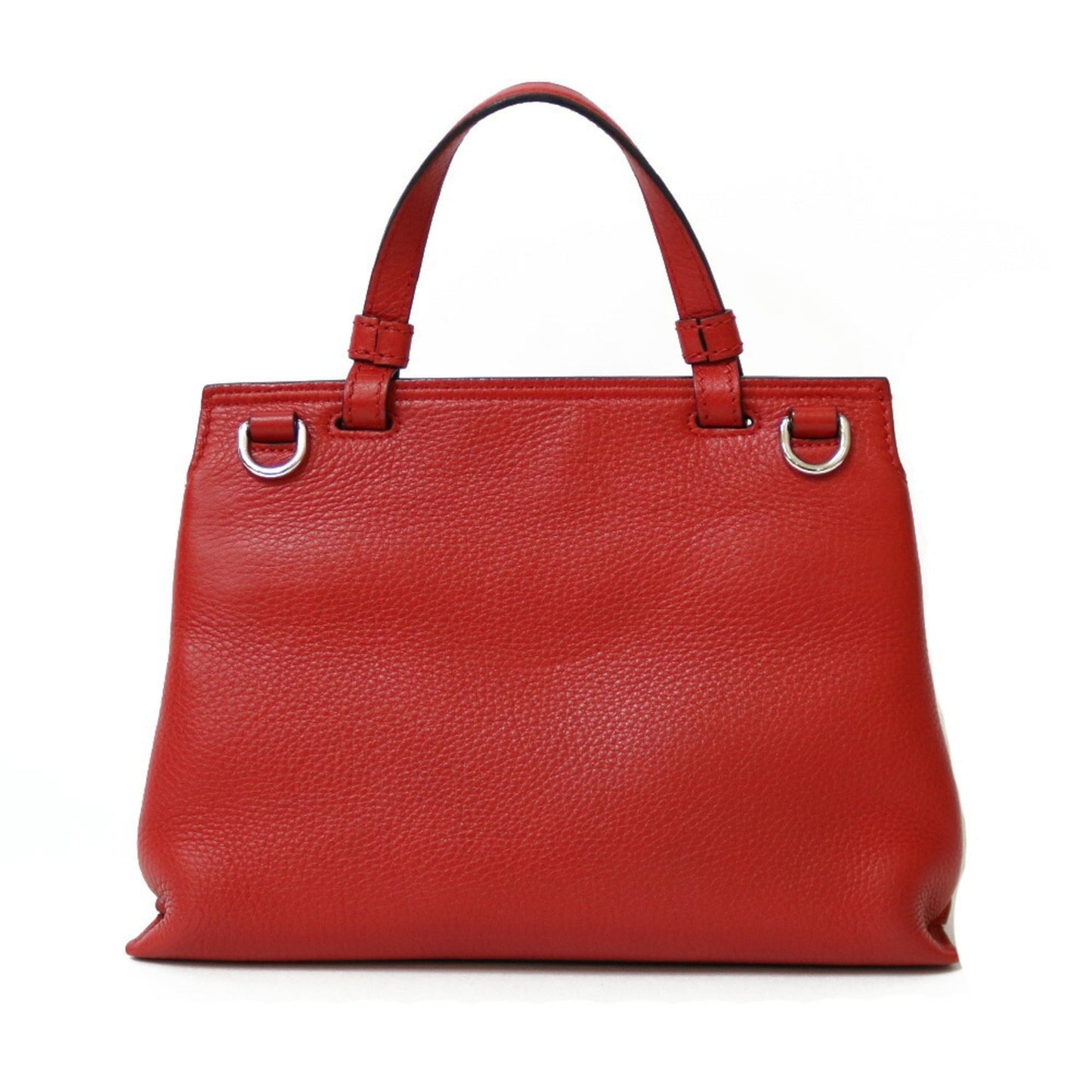 Luxury Gucci Shoulder Bag Bamboo Handbag Red Women's Leather